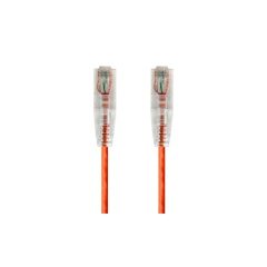 Monoprice Slimrun Cat6 Utp Cable-7ft Orange (14815)