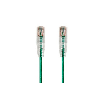 Monoprice Slimrun Cat6 Utp Cable-10ft Green (14820)