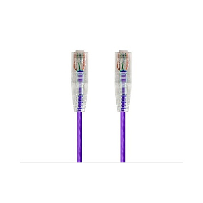 Monoprice Slimrun Cat6 Utp Cable-10ft Purple (14821)