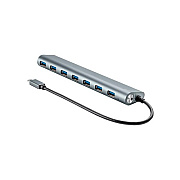 Monoprice Superspeed 7-port Usb-c Hub, Gray (14909)