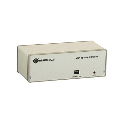 Black Box Vga Video Splitter - 4-channel, 115-vac, Gsa, Taa (AC057AR4)