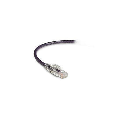 Black Box Cat6 550-mhz Locking Snagless Stranded Ethernet Patch Cable-unshielded(utp), Cm Pvc(rj45 M/m), Purple, 100-ft.(30.4-m) (C6PC70VT100)