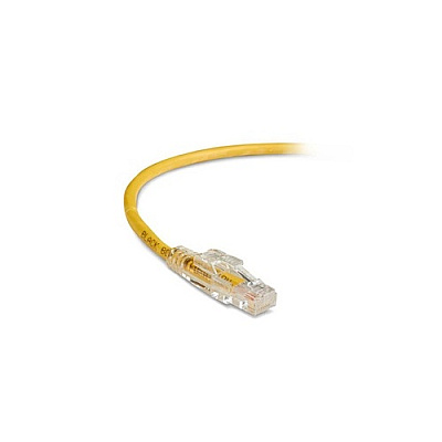 Black Box Cat6 550-mhz Locking Snagless Stranded Ethernet Patch Cable-unshielded (utp), Cm Pvc (rj45 M/m), Yellow, 3-ft. (0.9-m) (C6PC70YL03)