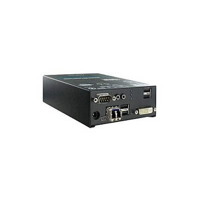 Black Box Compact Kvm Extender Receiver - Dvi-d, (4) Usb Hid, Audio, Single-mode Fiber, Gsa, Taa (ACX1R12ASM)