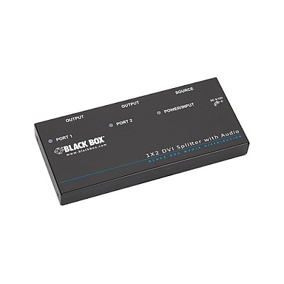 Black Box Dvi-d Splitter With Audio And Hdcp - 1x2, Gsa, Taa (AVSPDVI1X2)