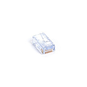 Black Box Cat5e Ez Rj45 Modular Plug Connector For Round Solid/stranded Wire - Unshielded, Taa, 100-pack, Gsa, Taa (C5EEZUP100PAK)