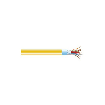 Black Box Cat6a 650-mhz Solid Ethernet Bulk Cable - Shielded (f/utp), Cmr Pvc, Yellow, 1000-ft. (304.8-m) Spool (C6ABC50SYL1000)
