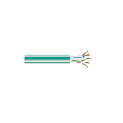 Black Box Cat6a 650-mhz Solid Ethernet Bulk Cable - Unshielded (utp), Cmp Plenum, Green, 1000-ft. (304.8-m) Spool, Gsa, Taa (C6ABC51GN1000)