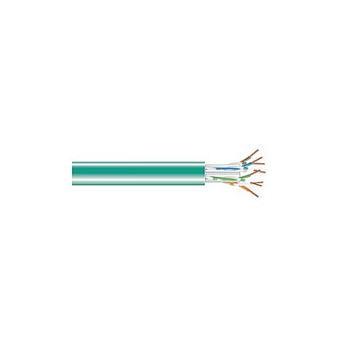 Black Box Cat6a 650-mhz Solid Ethernet Bulk Cable - Unshielded (utp), Cmp Plenum, Green, 1000-ft. (304.8-m) Spool, Gsa, Taa (C6ABC51GN1000)