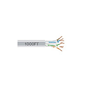 Black Box Cat6a 650-mhz Solid Ethernet Bulk Cable - Unshielded (utp), Cmp Plenum, Gray, 1000-ft. (304.8-m) Spool, Gsa, Taa (C6ABC51GY1000)