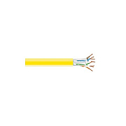 Black Box Cat6a 650-mhz Solid Ethernet Bulk Cable - Unshielded (utp), Cmp Plenum, Yellow, 1000-ft. (304.8-m) Spool, Gsa, Taa (C6ABC51YL1000)