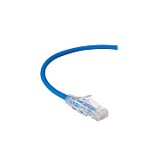 Black Box Cat6a 500-mhz Snagless 28awg Stranded Ethernet Patch Cable - Unshielded (utp), Cm Pvc (rj45 M/m), Blue, 7-ft. (2.1-m) (C6APC28BL07)