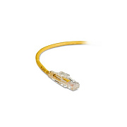 Black Box Cat6 550-mhz Locking Snagless Stranded Ethernet Patch Cable-unshielded(utp), Cm Pvc (rj45 M/m), Yellow, 15-ft. (4.6-m) (C6PC70YL15)