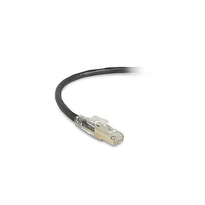 Black Box Cat6 250-mhz Locking Snagless Stranded Ethernet Patch Cable-shielded (s/ftp), Cm Pvc (rj45 M/m), Black, 10-ft. (3.0-m) (C6PC70SBK10)