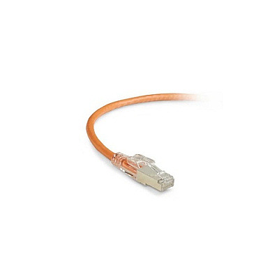 Black Box Cat6 250-mhz Locking Snagless Stranded Ethernet Patch Cable-shielded(s/ftp), Cm Pvc (rj45 M/m), Orange, 10-ft. (3.0-m) (C6PC70SOR10)