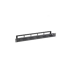 Black Box Horizontal It Rackmount Cable Manager - 1u, 19", Single-sided Steel, Gsa, Taa (CMT1U)