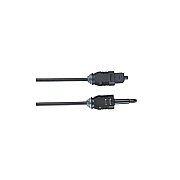Black Box Toslink Patch Cable - Simplex, (1) Toslink, (1) 3.5-mm Male, Black, 1.0-m (3.2-ft.) (EFJ02001M)