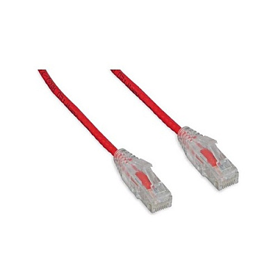 Enet Solutions Cat6 Red 30ft Snagless Boot Cable (C6RDSCB30ENC)