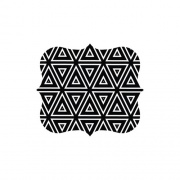 Fellowes Designer Mouse Pad - Geometric Triangles (5919201)