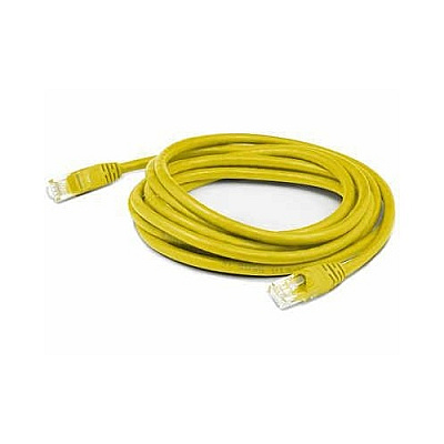 Add-On 25ft Rj-45 M/m Cat5e Yellow Cu Patch Cbl (ADD25FCAT5EYW)