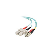 Leviton 2m 10g Dpx 2.0mm Sc-lc Pvc Aqua (852L42006)