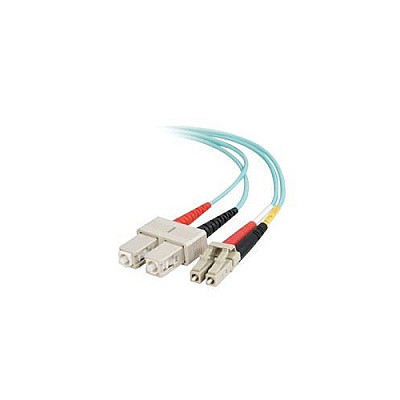 Leviton 2m 10g Dpx 2.0mm Sc-lc Pvc Aqua (852L42006)