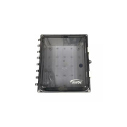 Acceltex Solutions 12x10x6 Nema Clear Door/latch Lock (ATS12106PCLCGUBP)