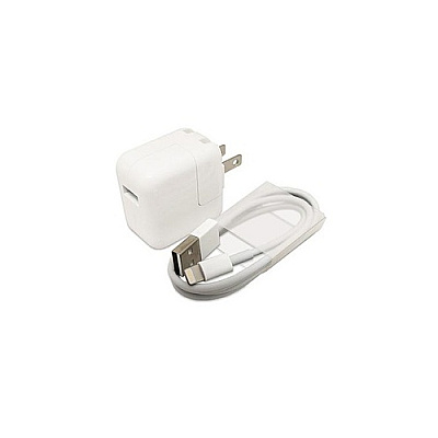 Total Micro Technologies Total Micro Adapter W/cable - Apple Iphone, Ipad, Ipod - 12w Lightning (MD836LL/ATM)