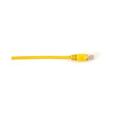 Black Box Cat6 250-mhz Molded Snagless Stranded Ethernet Patch Cable,unshielded(utp),cm Pvc(rj45m/m),yellow,10-ft.(3.0-m),25-pack (6PC010YL25PAK)