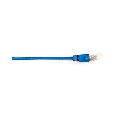 Black Box Cat6 250-mhz Molded Snagless Stranded Ethernet Patch Cable-unshielded(utp),cm Pvc(rj45 M/m),blue,15-ft.(4.6-m),25-pack (6PC015BL25PAK)