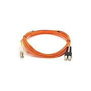 Black Box Om1 62.5/125 Multimode Fiber Optic Patch Cable - Ceramic Terminated, Ofnp Plenum, Sc To Lc, Orange, 30-m (98.4-ft.) (EFP110030MSCLC)