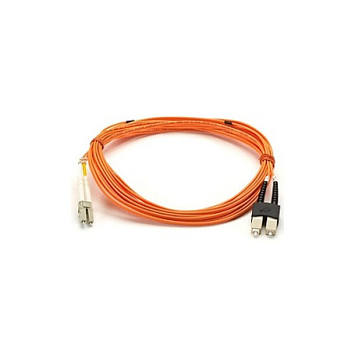 Black Box Om1 62.5/125 Multimode Fiber Optic Patch Cable - Ceramic Terminated, Ofnp Plenum, Sc To Lc, Orange, 30-m (98.4-ft.) (EFP110030MSCLC)