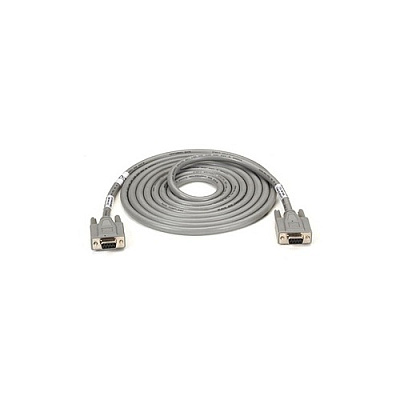 Black Box Extended-distance/quiet Cable Nonremovable Emi/rfi Hoods,stranded,db9,9(4 1/2 Pairs)all Pins,5-ft.(1.5-m),female/female (EGM12D0005FF)