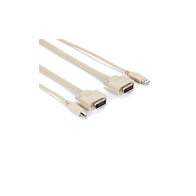 Black Box Kvm Cpu Cable - Dvi-d, Usb, 15-ft. (4.6-m) (EHN900025U0015)