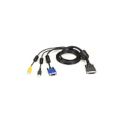 Black Box Kvm Switch Cable - Vga, Usb, Cac Usb To Hd26, 12-ft. (3.7-m) (EHNSECURE30012)