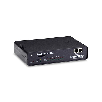 Black Box Gateway - (2) Security Expansion Port, Audio, 8-port, Metal Case (EME144AR2)