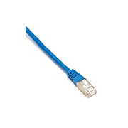 Black Box Cat5e 100-mhz Molded Slimline Stranded Ethernet Patch Cable - Shielded (f/utp), Cm Pvc (rj45 M/m), Blue, 3-ft. (0.9-m) (EVNSL0172BL0003)