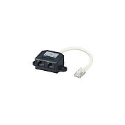 Black Box Cat5e Cable Adapter Doubler - (1) Rj45 Male (2) Rj45 Female (FAU962)