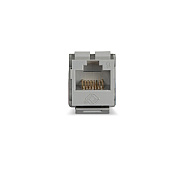 Black Box Cat6 Keystone Jack - Unshielded, 110 Punchdown Type, Taa, Gray, Gsa, Taa (FMT633R3)