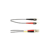 Black Box Om1 62.5/125 Multimode Fiber Optic Patch Cable - Ofnp Plenum, St To Lc, Gray, 15-m (49.2-ft.), Gsa, Taa, Non-returnable/non-cancelable (P62015MSTLCGR)