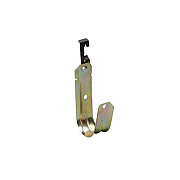 Black Box J-hook - 2"dia, Batwing, Galvanized Steel Construction, 100-pack (JHOOK32B100)