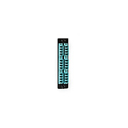 Black Box High-density 10g Multimode Fiber Adapter Panel - Ceramic Sleeve, (12) Lc Duplex, Aqua, Gsa, Taa (JPM468C)