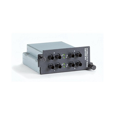 Black Box Fast Ethernet (100-mbps) Extreme Temperature Switch Module - (4) 100-mbps Multimode Fiber, 850nm, 2km, St, Gsa, Taa (LE2711C)