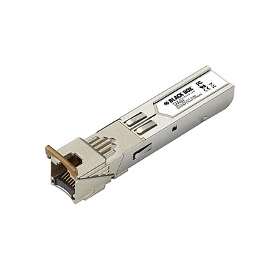 Black Box Gigabit Extreme Temperature Sfp With Extended Diagnostics - (1) 1.25-gbps Copper Rj45, Serdes, 100m, Gsa, Taa (LFP415)