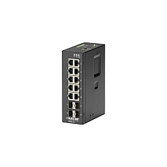 Black Box Gigabit Ethernet Extreme Temperature Managed Switch(10)10/100/1000-mbps Copper Rj45,(4)100/1000-mbps Sfp,gsa,taa (LIG1014A)