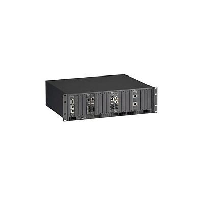 Black Box Managed Media Converter Chassis - 20-slot, Rackmount, Dual Ac Power, Gsa, Taa (LMC5207AR3)