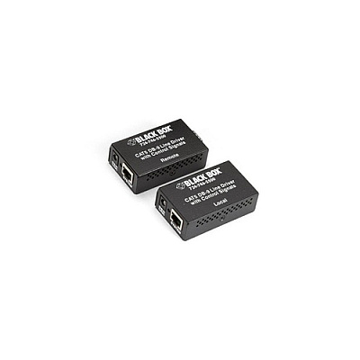 Black Box Async Rs232 Extender Over Catx - Db9 With Control Signals To Terminal Block, 220v, Gsa, Taa (ME890AER2)