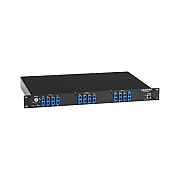 Black Box Rackmount Gang Switch - 19inch, 1u, (4) Duplex Multimode Sc, Network Manageable, Gsa, Taa (NBS004MA)