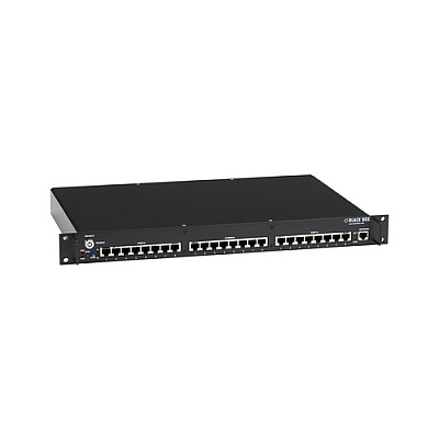 Black Box Rackmount Gang Switch - 19", 1u, (8) Rj-45 A/b (all Pins), Gsa, Taa (NBSALL8)