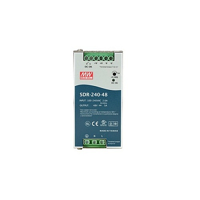 Black Box Din Rail Industrial Power Supply - 240w, 48vdc (SDR24048)